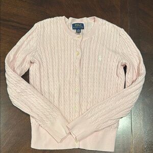 Kids Polo by Ralph Lauren Pink Cable Knit Sweater